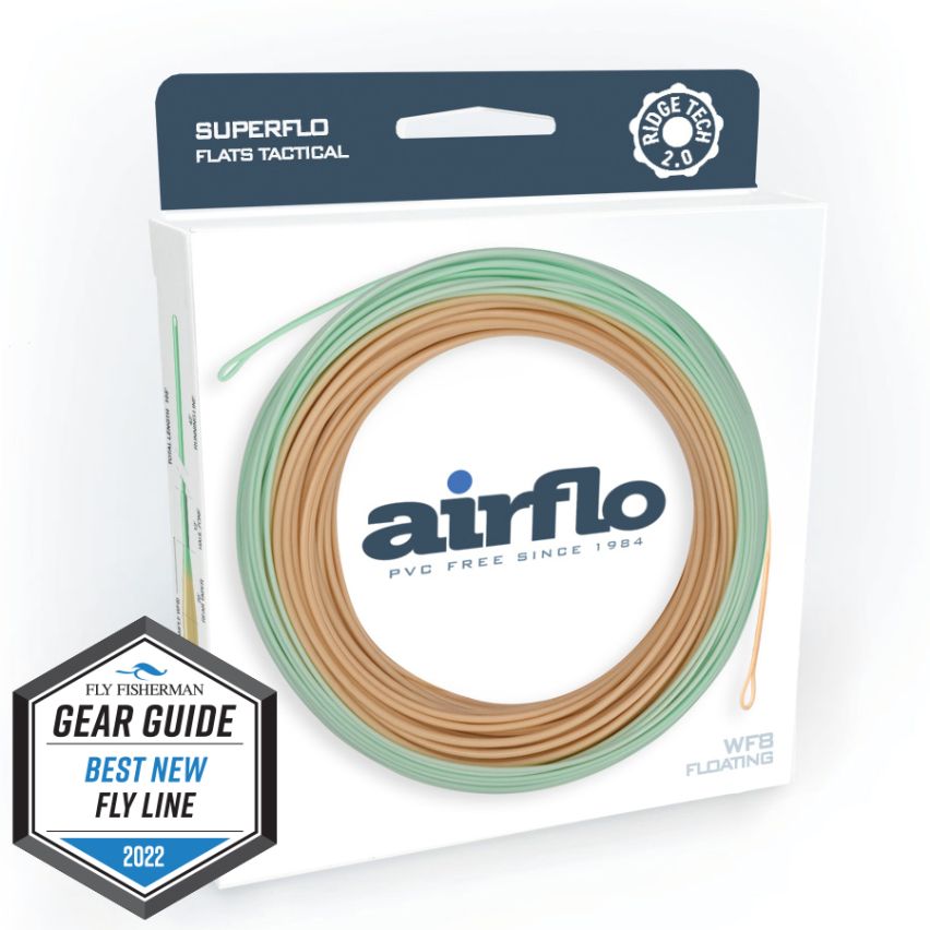 Airflo Ridge 2.0 Flats Tactical Taper Fly Line in Sand and Sea Foam